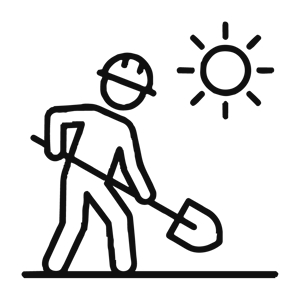 屋外作業